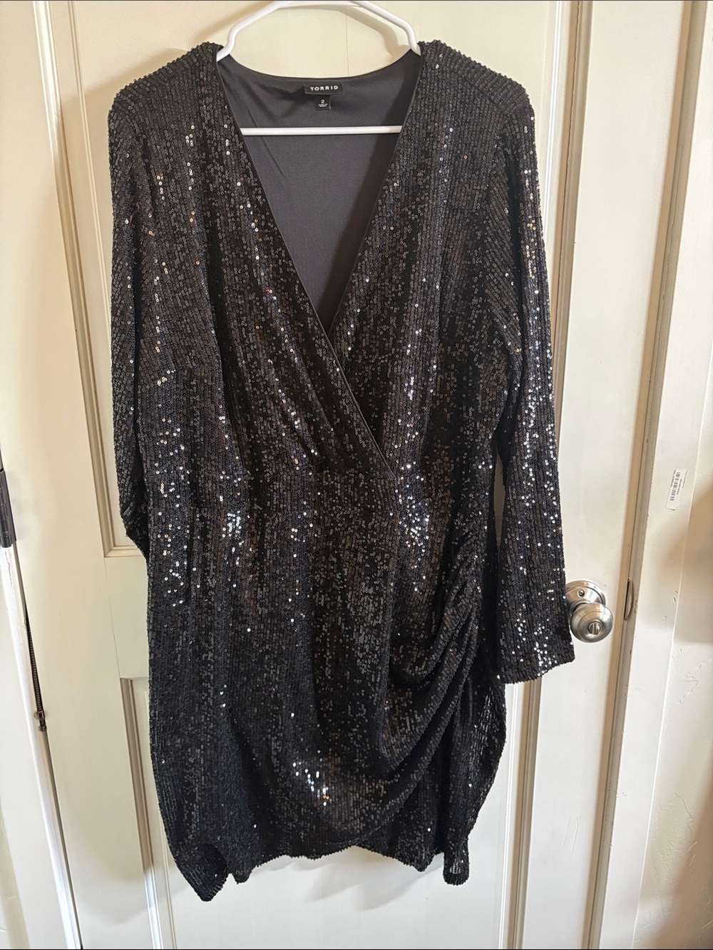 torrid Black Sequin Party Dress